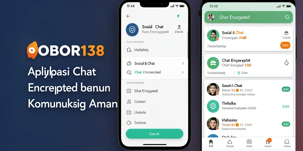 Antarmuka OBOR138 yang sederhana dan intuitif untuk Chat Encrypted.